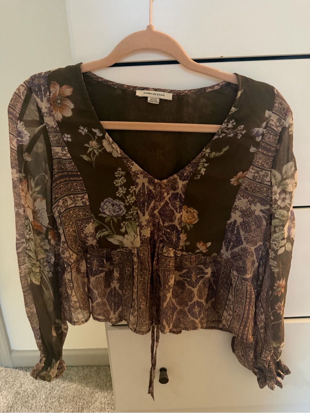 American Eagle Outfitters Floral Blouse